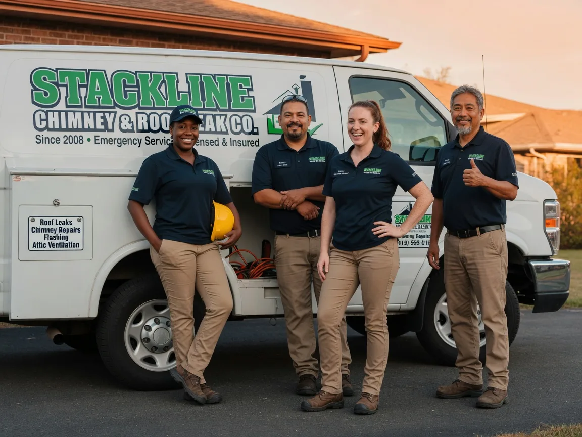 Chimney flashing repair company in Chireno, TX